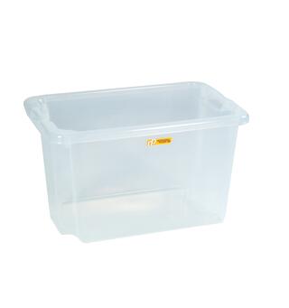 Oppbevaringsboks 55L transparent plast